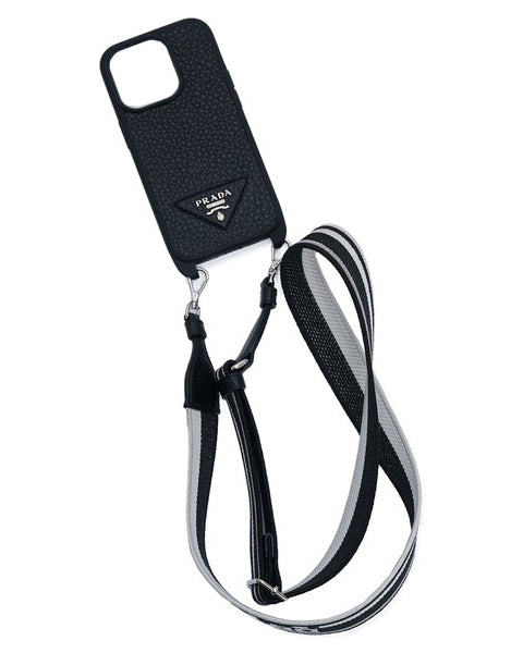 PRADA_サファイアーノレザーiPhoneケース