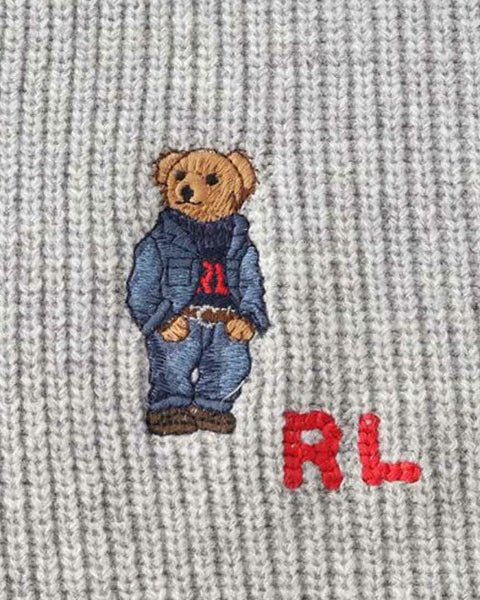 Ralphlauren_ベアニットマフラー