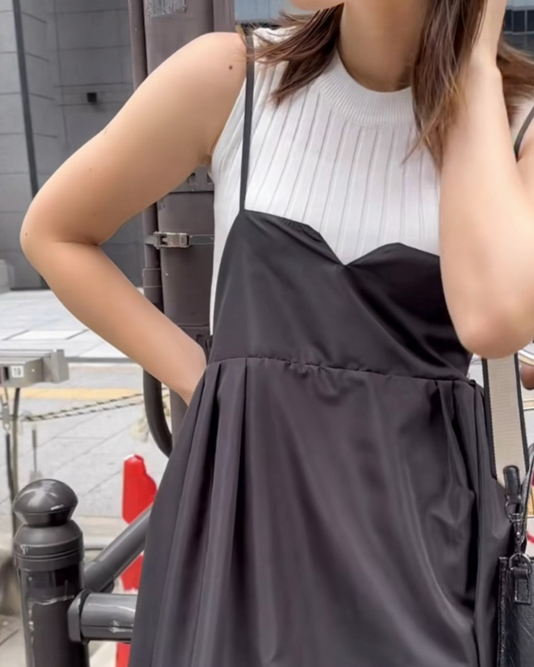 ビスチェライクジャンパースカートバイレフア