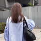フレンチストライプロングシャツ